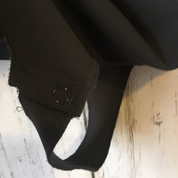 Noisy May Rosalinda Bodysuit Black V Neck - Picture 4 of 7